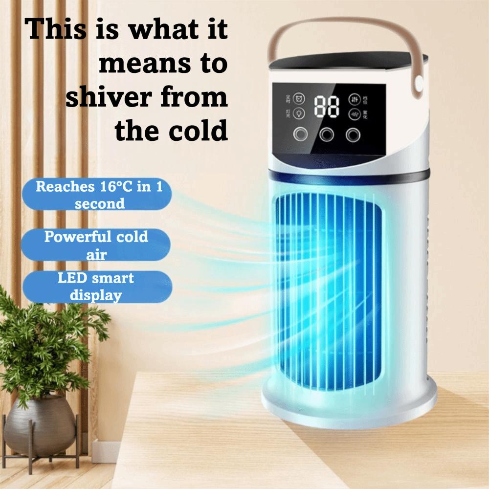 8H Timer Mobile Air Conditioning 9 Speeds Water Cooling Fan Air Conditioning Fan  Home Use