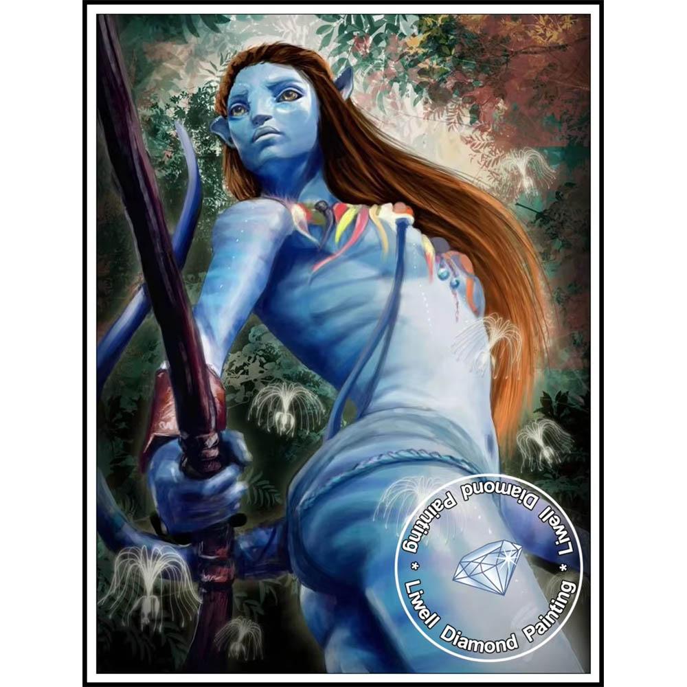 Avatar Planeta Pandora Na'vi 5D Diamantové malování Plné diamantů DIY Ručně vyráběné Diamantové malování Fantazie Dekorativní malířský set
