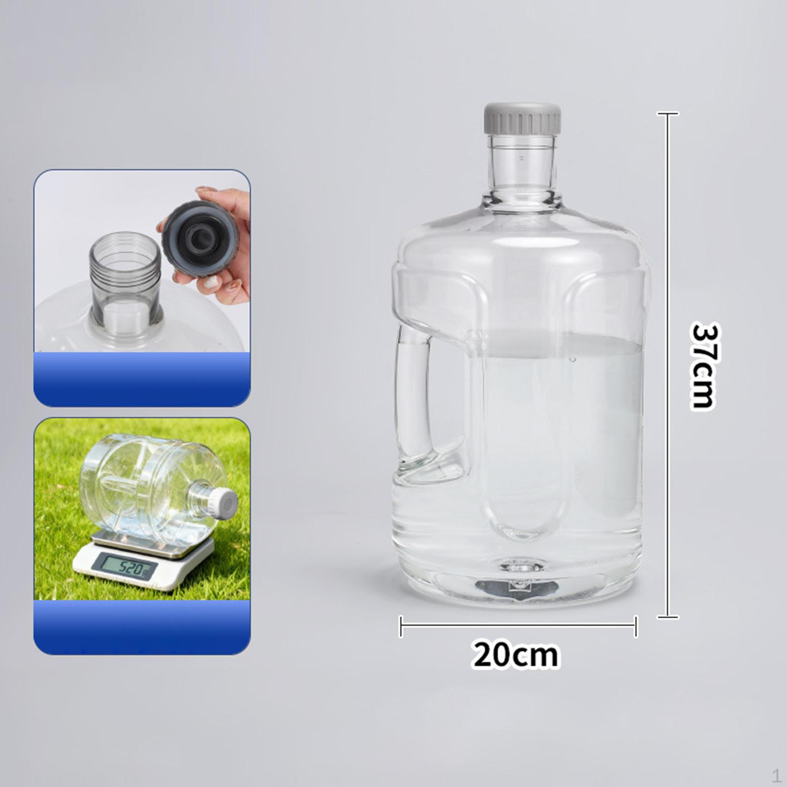 

0.5L Water Bottle with Handle, Easy to Carry, Thickened, Large Carrying Container for Hiking And Style A