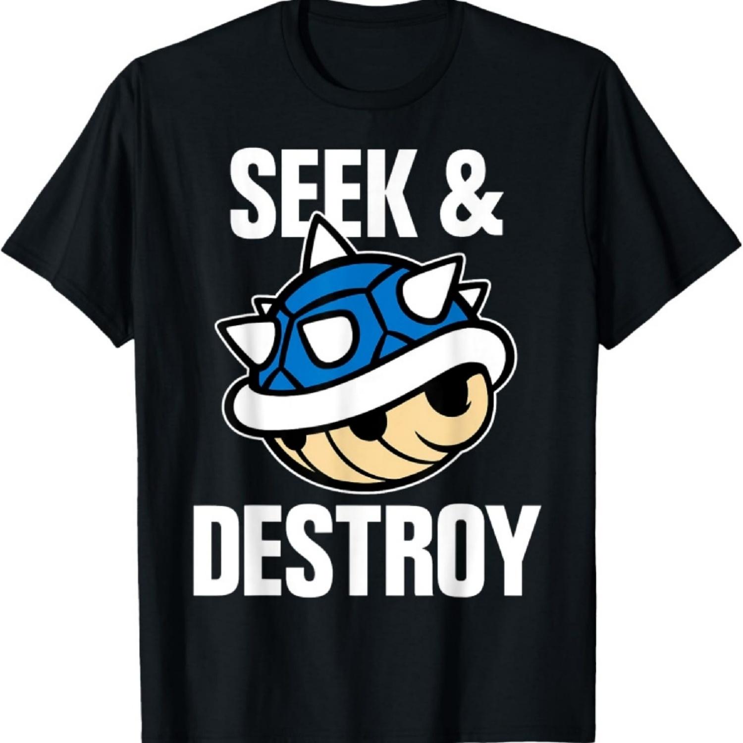 

Nintendo Mario Kart Spiny Shell Destroys Graphic T-Shirt T-Shirt XXXXXL чорний