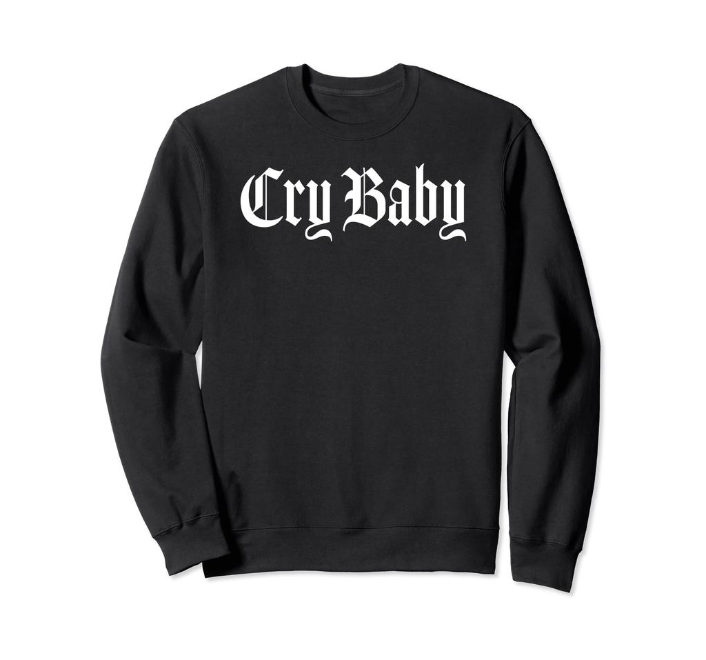 CRY BABY Old English Design Sweatshirt