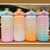 2000ml Sports Water Bottle Protein Shaker Outdoor Travel Climbing Bicycle Water Bottles BPA Free Gym Space Cups
