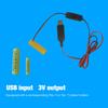 Dummy Battery Adapter Usb Power Supply Switch Cable Replace Batteries For Camera