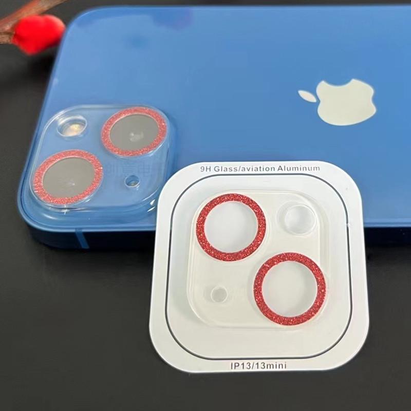 

Блискуча плівка для об єктива iPhone 16 Pro Max: Прозорий захисник скла задньої камери 17e/16e червоний