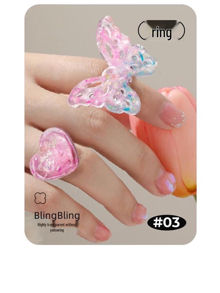 Milo Kinder Kristall Epoxid DIY Kreativset für Mädchen - Form, Creme und Kleber-Set