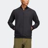 Adidas Jackets Men's Black Baseball Collar Moderate Straight Fit H64637