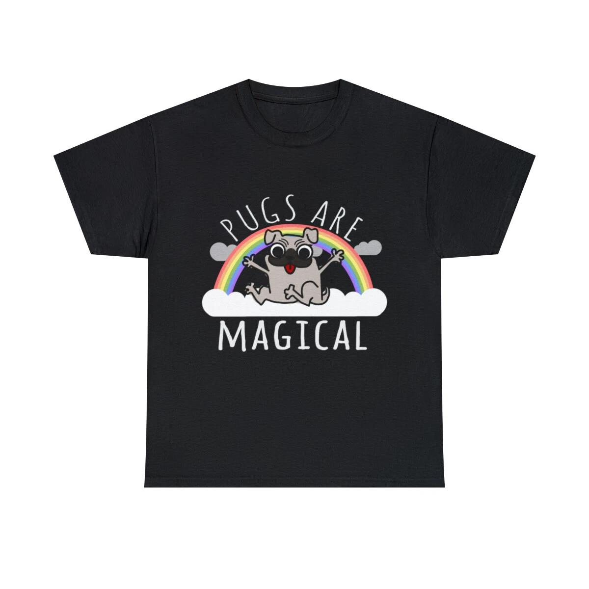 

Pugs Are Magical Graphic Tee Shirt, S-5XL S