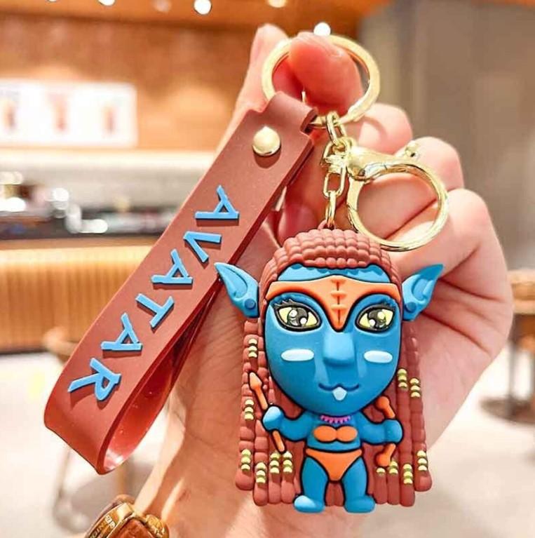 Keychain Avatar The Way Of Water Avatar Keychain The Way Of Water Neytiri Neytiri New Avatar Silicone Keychain Key Holder