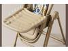 Multifunctional Baby High Chair: 2-in-1 Foldable Dining and Rocking Chair, Adjustable for Sitting and Lying, No Installation Needed.