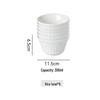 Abay Roman Embossed Ceramic Dinner Bowl Set