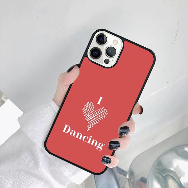 I Love Dance Phone Case Cover For iPhone 17 Air 15 Pro MAX 16 Plus 14 12 11 13 Coque
