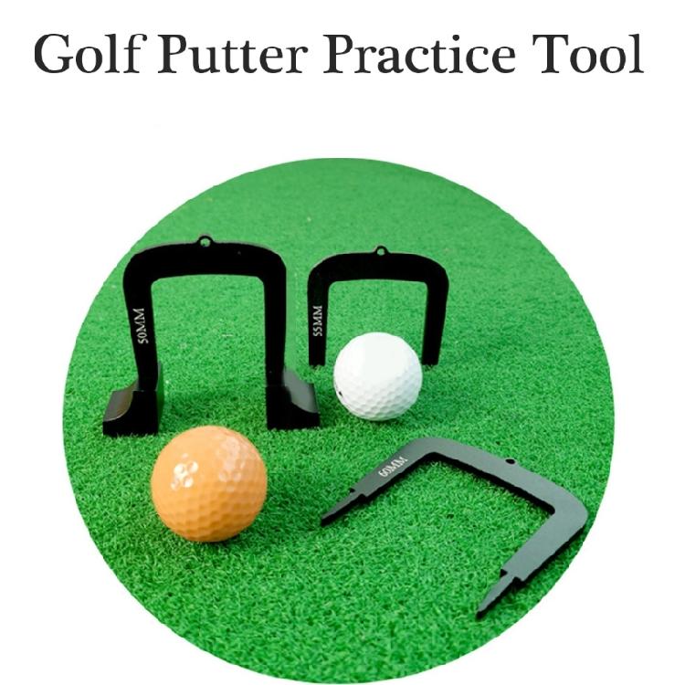3Pcs Practice Putting Gates Golf Training Tool Differently Sized Golf Putting Gates with Base Indoor Putter Gate Trainer