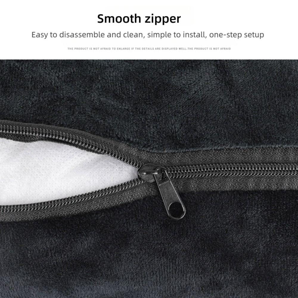 Crystal Velvet Car Neck Pillow Adjustable Neck Support Pillow Car Seat Pillow  Car Accessory