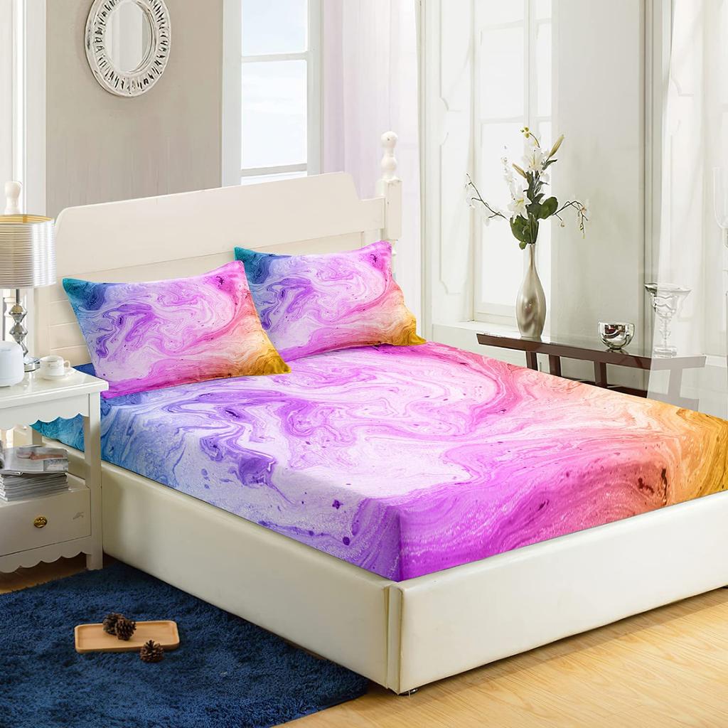 Unicorn Pattern Mattress Three-Piece Digital Printing Bedding Mattress Three-Piece Set Children And Adults