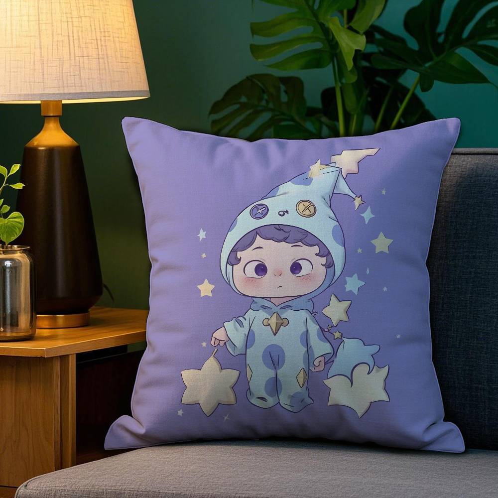 Federa per Cuscino Ouniu di Halloween Carina Tessuto Peluche Morbido Stampa Double Face Divano di Casa Copricuscino Alta Qualità Throw