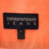 Emporio Armani Short Sleeve Full Zip Button Down Shirt S Orange Series Men's Used