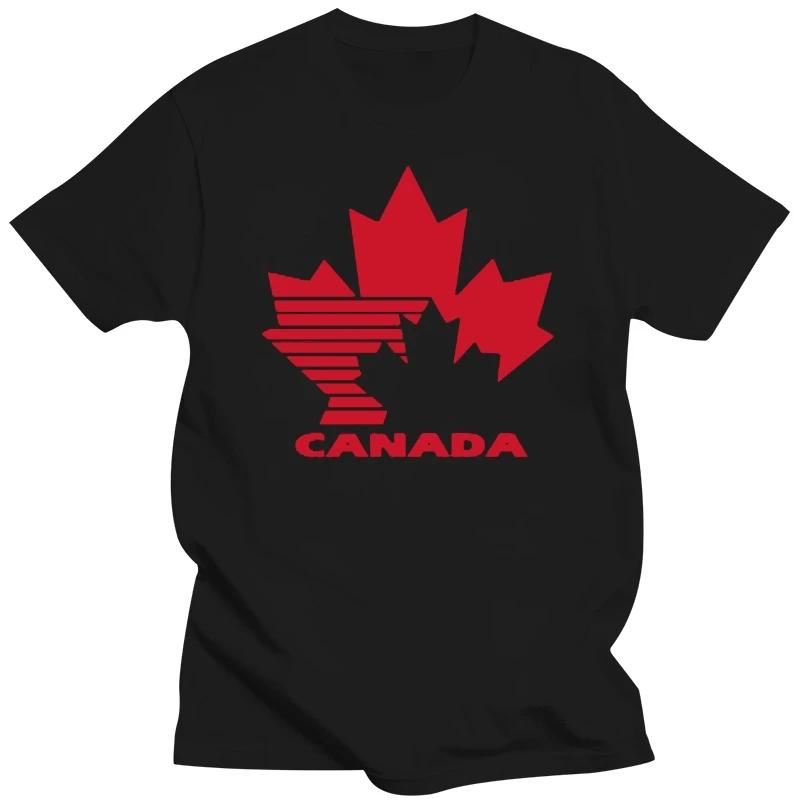 Team Canada Retro 80's Hockey Logo Casual Cotton T Shirts