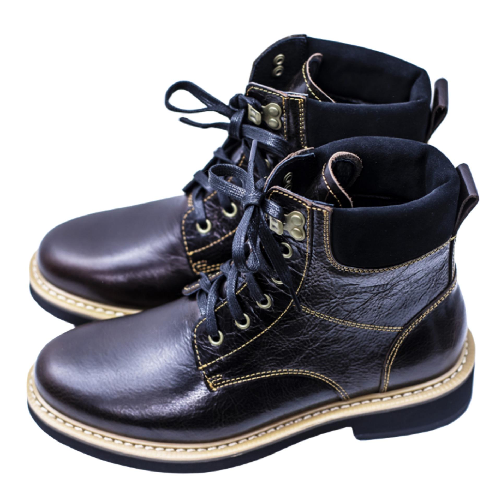 

Мужские ботинки Martin, высокие ковбойские сапоги в стиле ретро, деловая обувь, британские кожаные сапоги, короткие сапоги Tide 44 чёрный