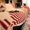 Strictly Selected Wedding, Festive Red Sofa Towel, a Whole Full Cover Cover, New Plush Sofa Cushion, Autumn and Winter Cover