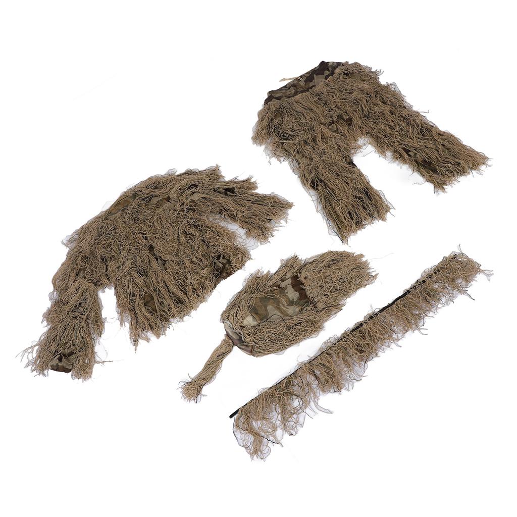 5 in 1 Camouflage Hunting Suit Camouflage Hunting Apparel Hunting Clothes Including Jacket Pants Hood Carry Bag for