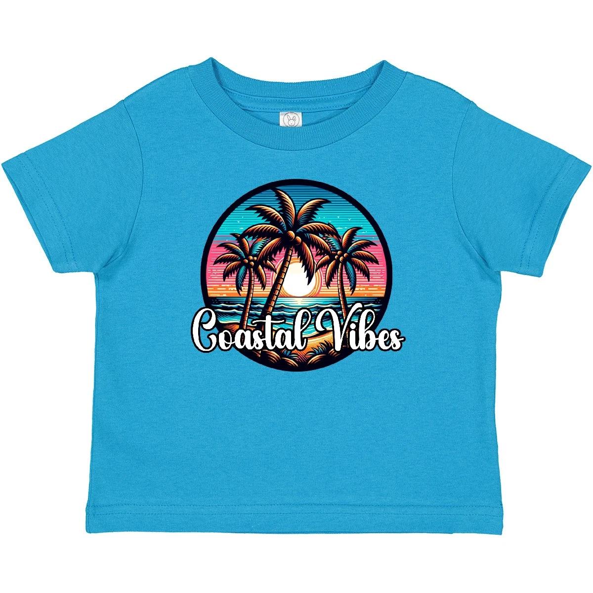Inktastic Tropical Vacation Coastal Vibes Quote Baby T-Shirt Travel Trip Summer 120