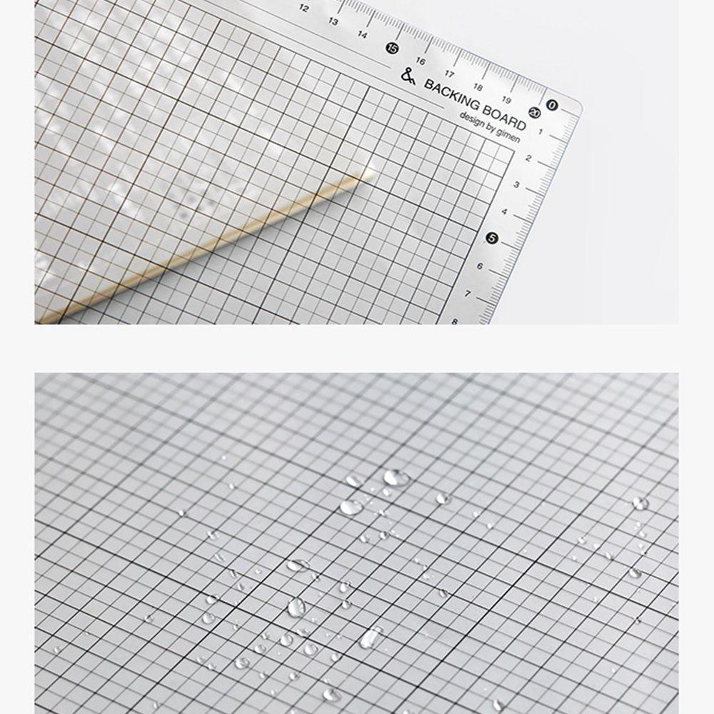 Plank Measuring Supplies Drafting Students Drawing Clipboard Cutting Mats Writing Pad Ruler Board