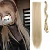 MISS WIG Synthetic Hair Fiber Heat-Resistant Straight Hair With Ponytail Fake Hair Chip-in Hair Extensions Pony Tail