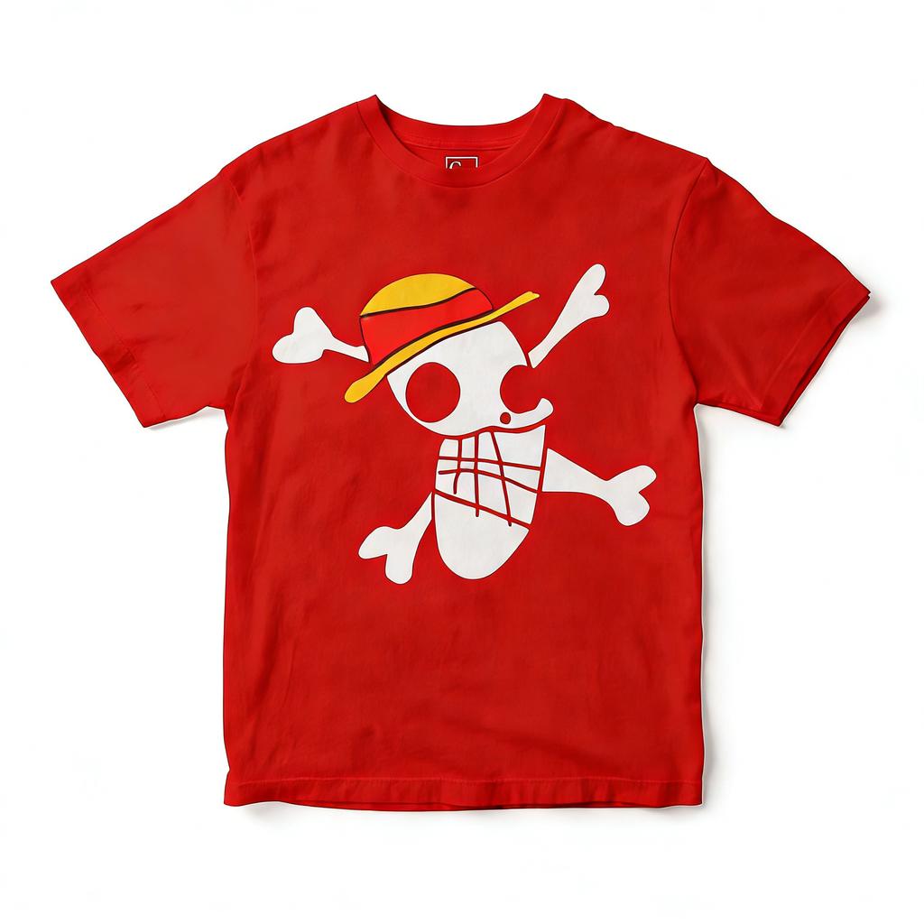Childrens Anime Tshirt Short Sleeved Cartoon One Piece Tshirt Soft Skin Friendly Breathable Suitable for Casual Travel