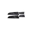 7pcs Car Interior Stickers Black Carbon Fiber For LEXUS IS250 300 350 2006-2012 Gear Shift Box Right-hand Drive