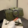New Trendy Fashion Small Bag Retro Chain Small Square Bag Korean Version Single Messenger Bag Multi-pocket Locomotive Bag