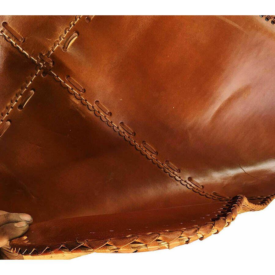 Handmade Vintage Genuine Leather Butterfly Chairs Living Room Arm Chair