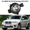 Left Right Front Bumper Fog Lights Lamps Without Bulbs For BMW X5 E70 2011-2013 M Package 63177237433 63177237434