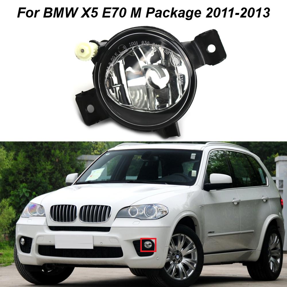 Left Right Front Bumper Fog Lights Lamps Without Bulbs For BMW X5 E70 2011-2013 M Package 63177237433 63177237434