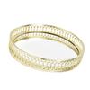 Mirror Tray Decorative Nordic Iron Art Gold Round Light Luxury Dressing Table Organizer SmallVertical Grain Type