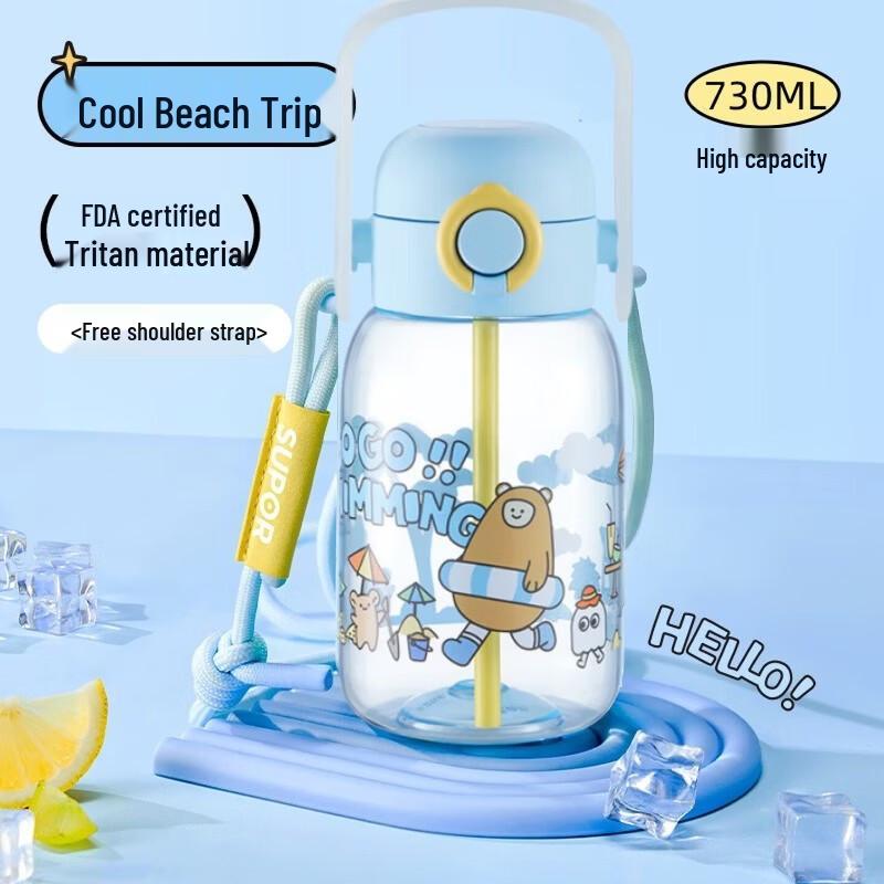 SUPOR 730ml Kids Straw Water Bottle