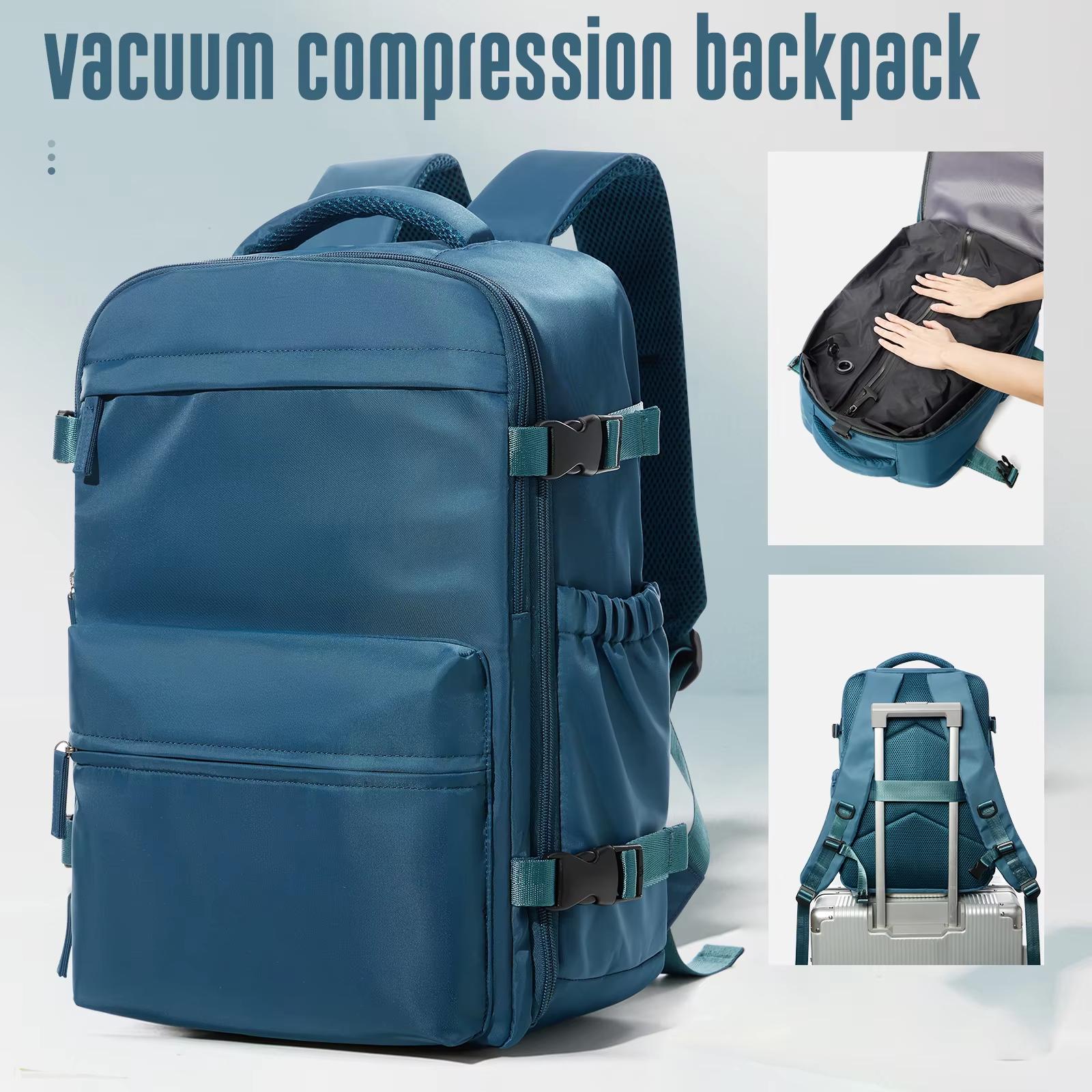 Vacuum Compression Travel Backpack, Expandable Large