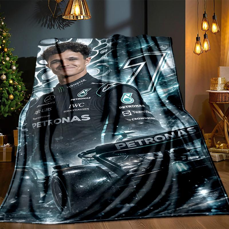Coperta Leggera Lando Pilota di Corse Ideale per Letto Perfetta per Viaggi, Campeggio, Soggiorni, Uffici, Divani, Regalo di Natale per Fan