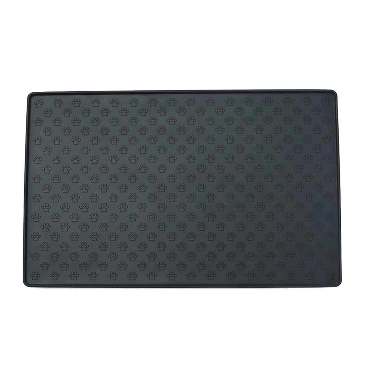 

Pet Placemat Nonspill Easy To Clean Foldable Cat And Dog Feeding Mat Silicone Non-Slip Waterproof Pet Mat