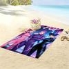 K-Pop Idol Girl Group Cyberpunk Beach Towel Microfiber Soft Quick Dry Gym Sports Towel Anime Bath Towel For Bathroom Swimming
