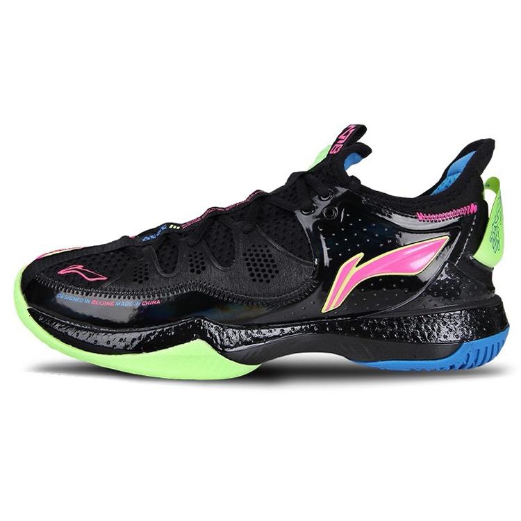 Li-Ning Blast Pro Black Green Pink Men s AYAS024-3 EU 40⅓