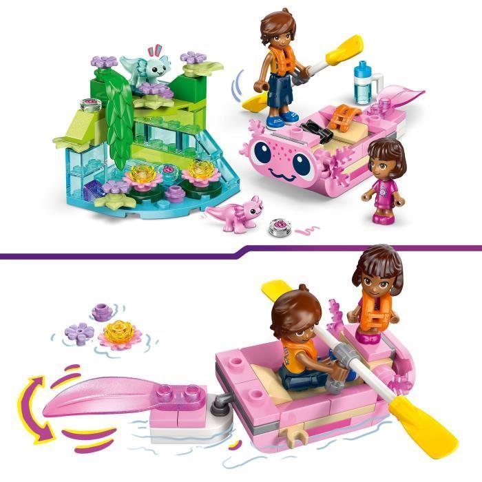 LEGO Friends 42681 El Barco de Aventuras Axolotl - Juego de Construcción 5 años - Figuras