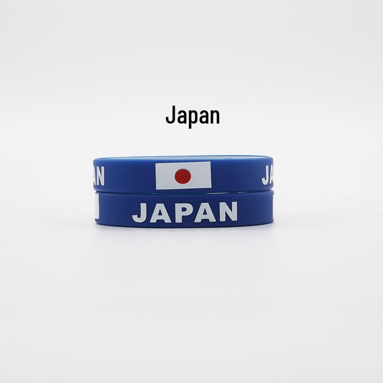 Silicone Wristband Flags: South Africa, Nigeria, Portugal, Japan, Sweden