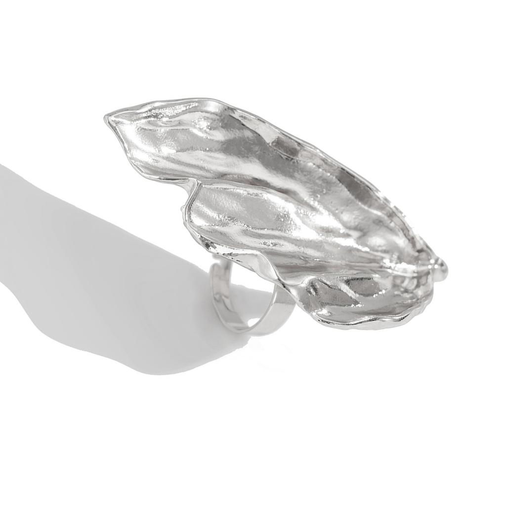 Blume Verstellbare Ringe Öffnungsringe Blume Finger Offene Ringe Legierung Textur Geeignet für Verschiedene Anlässe