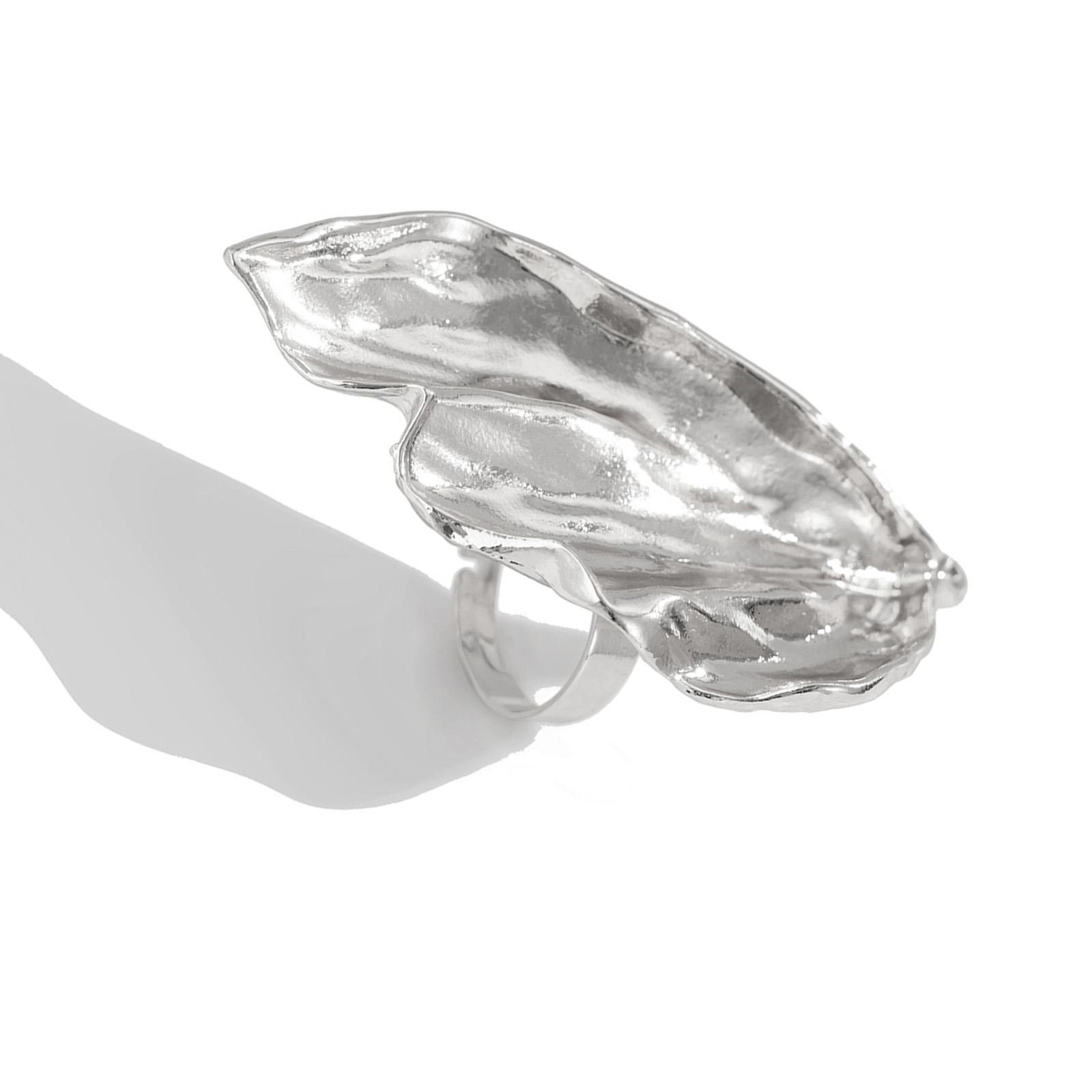 

Unique Flower Finger Rings Adjustable Rings Flower Opening Rings Stylish Finger Rings Eye Catching Finger Jewelry D