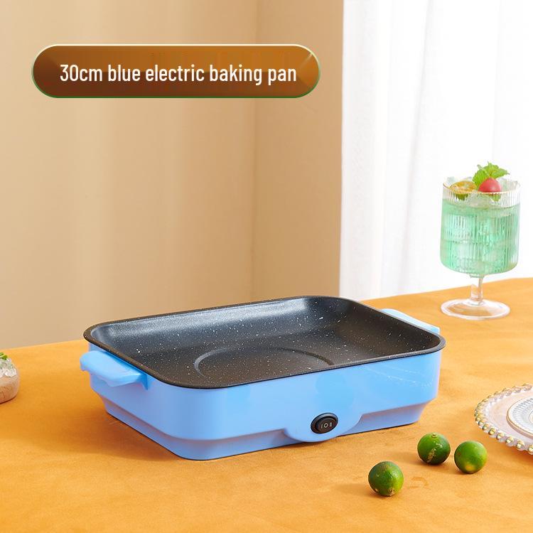 Multifunctional Electric Grill: BBQ, Griddle, Shabu-Shabu, & Fish Roaster