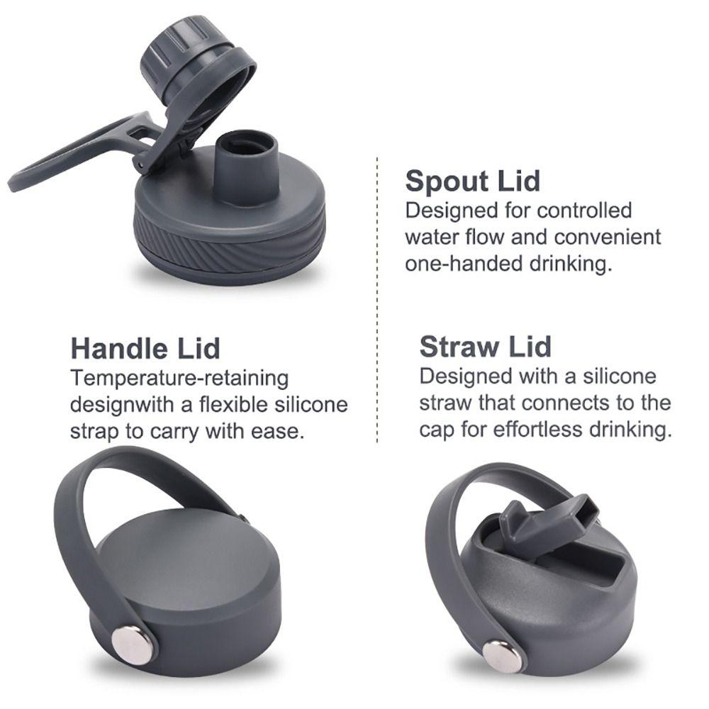 1Pcs For 1000ml Bottle Lid Splash Spill Proof Bottle Cover Durable Vacuum Insulated Cup Cap