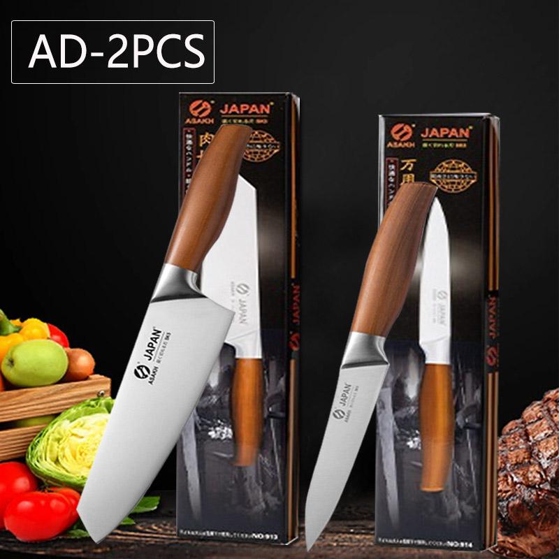 WXCOO Professional Japanese Kitchen Knife Fruit Peeler Utility Knife Stainless Steel Fish Fillet Knife Meat Cleaver Cooking Tool