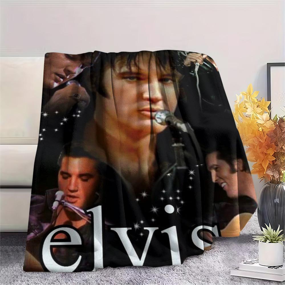 1PC Rock Music Superstar Print FlAannel Blanket, High Quality Comfortable for All Seasons, Home Decor, Warmth and Comfort