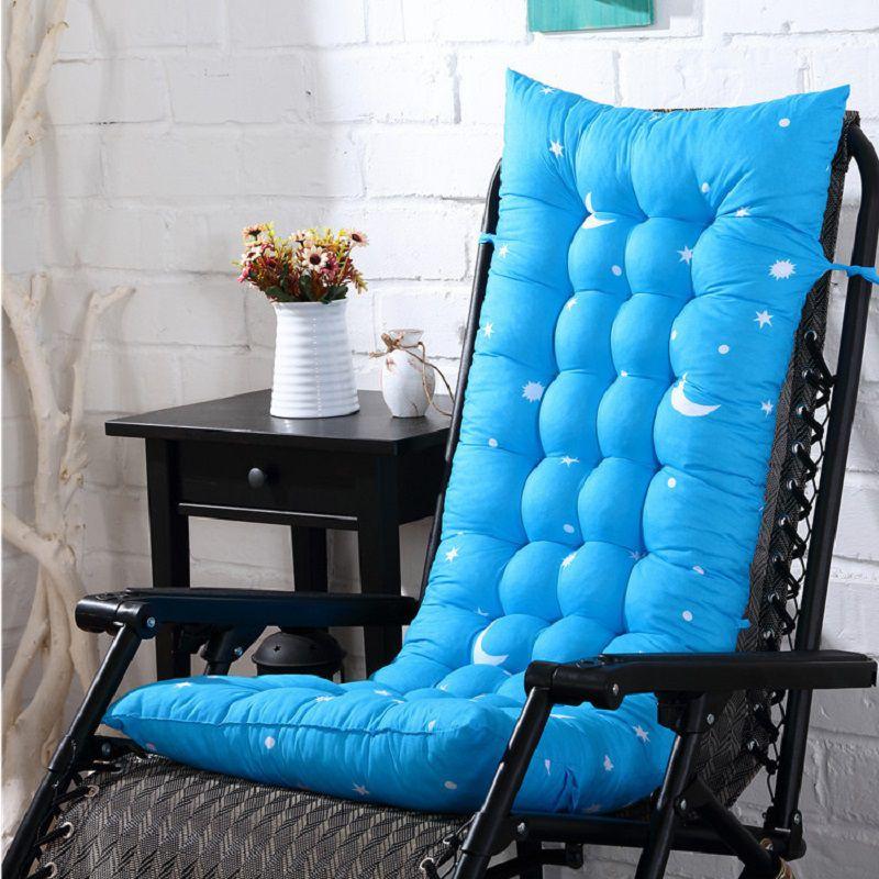 Thick Padded Patio Lounger Back Cushion For Garden Rocking Chairs And Benches