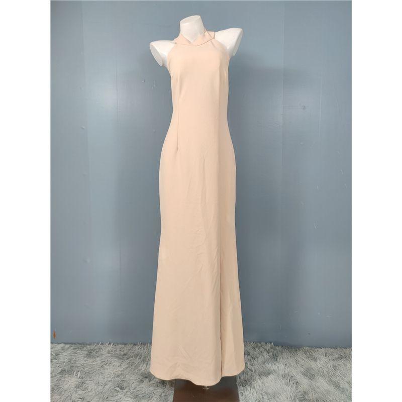 Foreign Trade Order High-Quality Style Halter Backless Split Annual Meeting Party Banquet Guest Dresses Evening Wear Jumpsuit Long Dress
